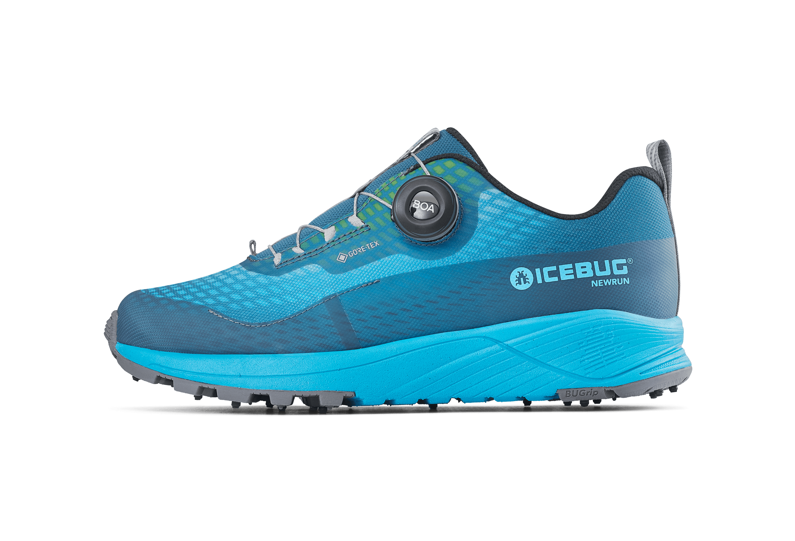 NewRun Women's BUGrip GTX - MistBlue/Aqua